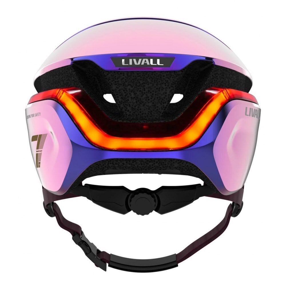 Pyöräilykypärä Livall EVO21 Smart LED/SOS 58-62cm, violetti hinta ja tiedot | Kypärät | hobbyhall.fi