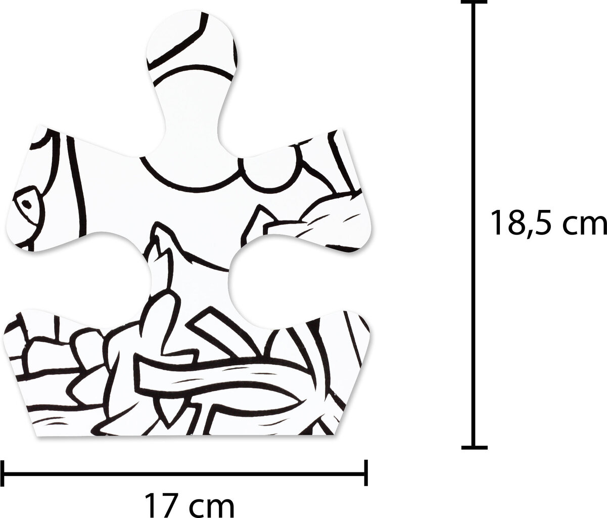 Värityssarja-palapeli ADVENTURES, Carioca, 35 kpl, 24 sp. huopakynät, 12 sp. Jumbo merkit hinta ja tiedot | Taide- ja askartelutarvikkeet | hobbyhall.fi