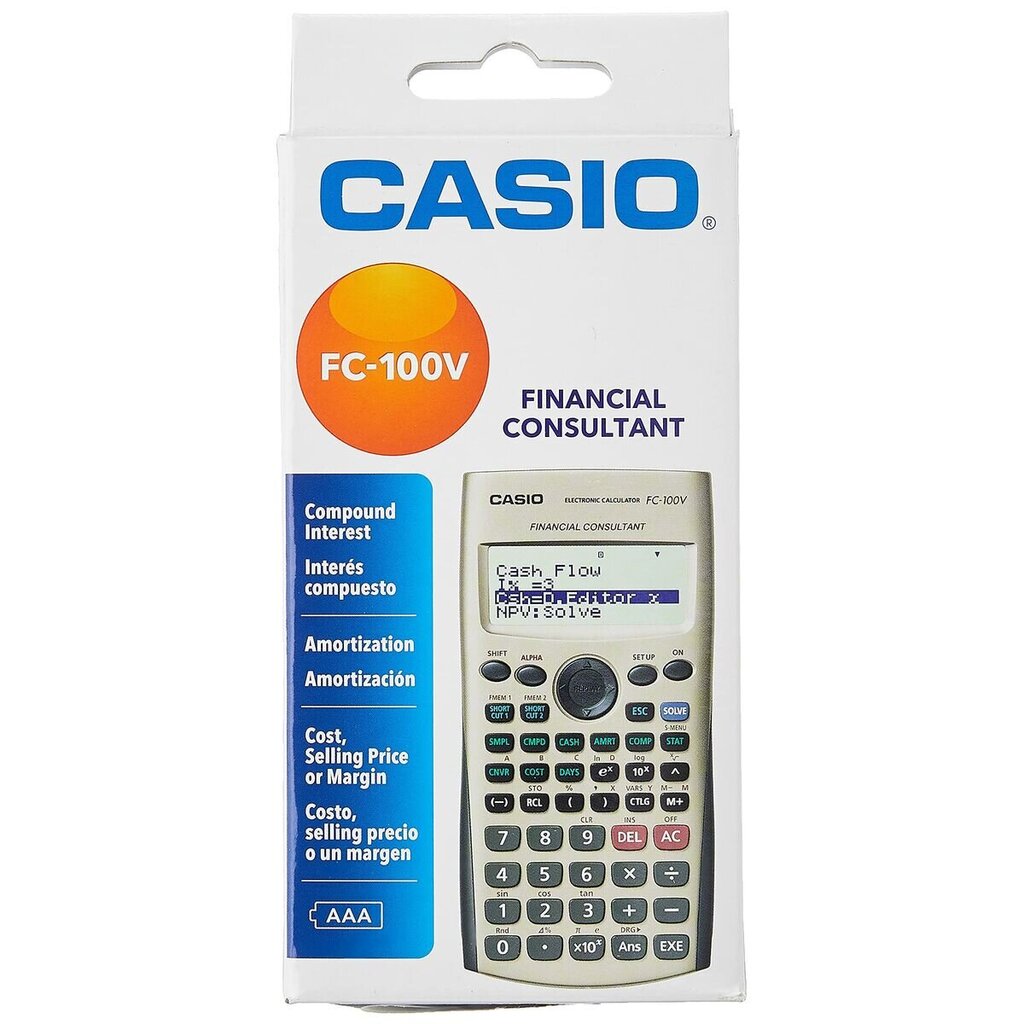 Tieteellinen laskin Casio FC-100V hinta ja tiedot | Toimistotarvikkeet | hobbyhall.fi