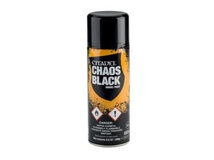 Paint Citadel - Chaos Black, 400 ml, 62-02 hinta ja tiedot | Taide- ja askartelutarvikkeet | hobbyhall.fi