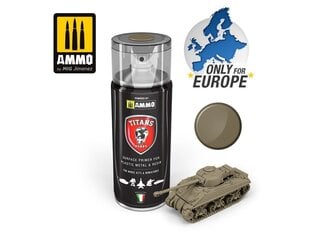 Primer Ammo by MIG Jimenez Titans Hobby Wooden Deck Matt Primer 118, 400 ml hinta ja tiedot | Taide- ja askartelutarvikkeet | hobbyhall.fi