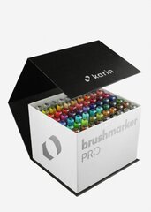 Tussisarja Karin Brushmarker Pro Megabox, 60 väriä hinta ja tiedot | Taide- ja askartelutarvikkeet | hobbyhall.fi