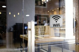 Liimatietotaulu Wi-Fi, 15x15cm, 1 kpl hinta ja tiedot | Toimistotarvikkeet | hobbyhall.fi