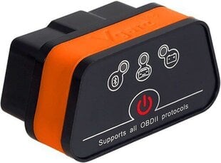 Universal autojen diagnostiikka OBD2 Vgate iCar2 Bluetooth hinta ja tiedot | Lisätarvikkeet autoiluun | hobbyhall.fi