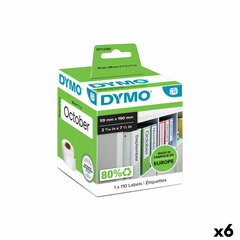 Etikettirulla Dymo 99019, 6 kpl hinta ja tiedot | Toimistotarvikkeet | hobbyhall.fi