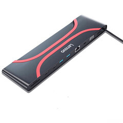 Sovitin Lenovo LX1901 Type-C Sisään SD/TF 2USB3.0 2USB2.0 HDMI VGA Type-C 1000mbps för HUAWEI Mate40/P50 Samsung S20 hinta ja tiedot | Lenovo Tietokoneiden lisävarusteet | hobbyhall.fi