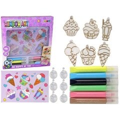 Creative kit Lasimaalaus Fusing Paint Ice Cream Makeiset 3D hinta ja tiedot | Taide- ja askartelutarvikkeet | hobbyhall.fi