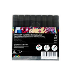 Marker Uni-Ball Mitsubishi Posca PC-5M Metallic, 8 kpl. hinta ja tiedot | Taide- ja askartelutarvikkeet | hobbyhall.fi