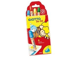 Värikynät ja teroitin Giotto Be-Be, 6 kpl hinta ja tiedot | Taide- ja askartelutarvikkeet | hobbyhall.fi