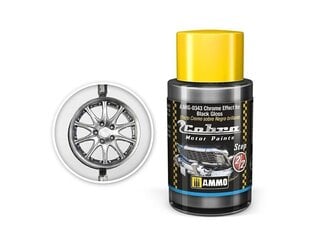 Paint Ammo Mig Cobra Motor Chrome Effect for Black Gloss, 30 ml hinta ja tiedot | Taide- ja askartelutarvikkeet | hobbyhall.fi