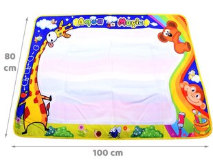 Kouluttava vesipiirustusmatto tarvikkeineen Aqua Magic, 100x80cm, 20d hinta ja tiedot | Taide- ja askartelutarvikkeet | hobbyhall.fi