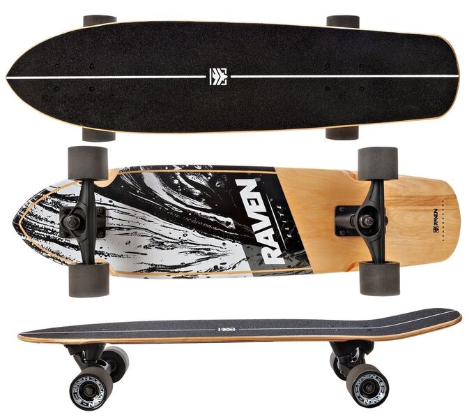 Rullalauta Longboard Raven Elite, 81 cm