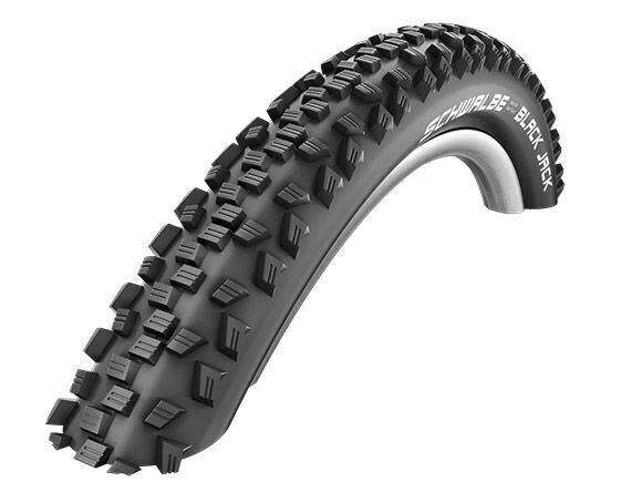 Polkupyörän rengas 26" Schwalbe Black Jack K-Guard 50-559, musta hinta ja tiedot | Polkupyörän renkaat ja sisäkumit | hobbyhall.fi