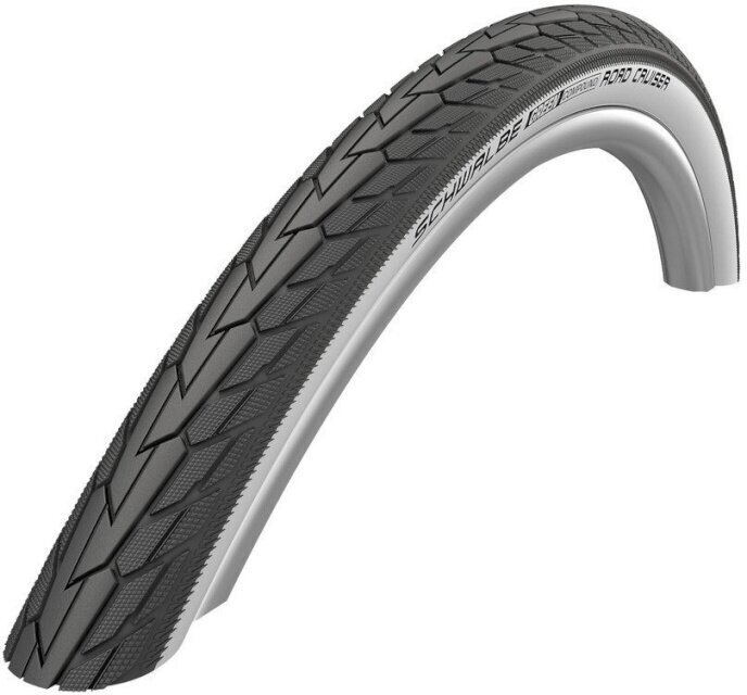 Polkupyörän rengas 28" Schwalbe Road Cruiser HS 484, Active Wired 47-622 Whitewall hinta ja tiedot | Polkupyörän renkaat ja sisäkumit | hobbyhall.fi