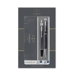 Täytekynä ja täytekynä Parker IM Black CT 2093215 hinta ja tiedot | Kirjoitusvälineet | hobbyhall.fi