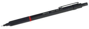 Automaattikynä Rotring Rapid Pro 0,5 m, musta hinta ja tiedot | Kirjoitusvälineet | hobbyhall.fi