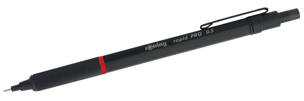 Automaattikynä Rotring Rapid Pro 0,5 m, musta hinta ja tiedot | Kirjoitusvälineet | hobbyhall.fi