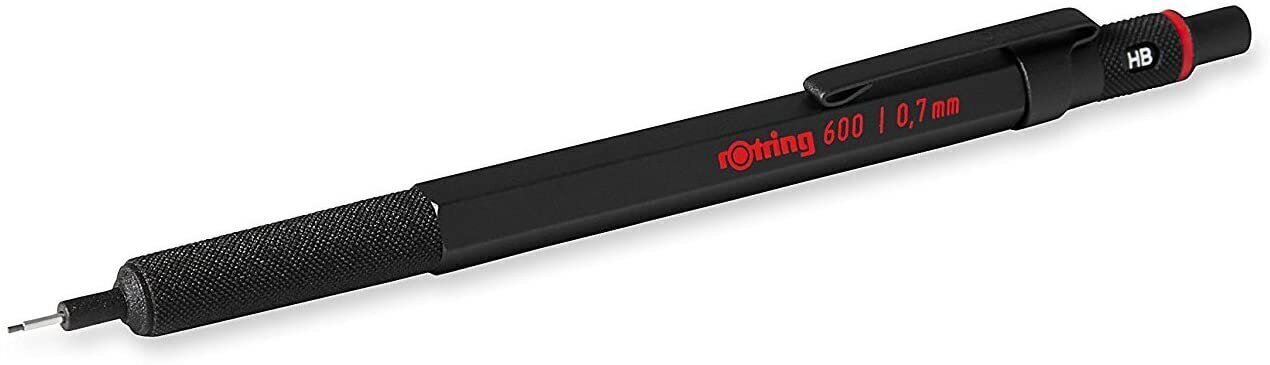 Automaattikynä Rotring 600, musta hinta ja tiedot | Kirjoitusvälineet | hobbyhall.fi