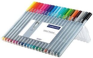 Markers Staedtler Triplus 0,3mm, 20 kpl. hinta ja tiedot | Kirjoitusvälineet | hobbyhall.fi