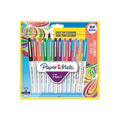 Markers PaperMate Flair Bold 12, 1,2mm hinta ja tiedot | Kirjoitusvälineet | hobbyhall.fi