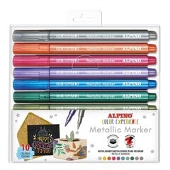 Markers Alpino Color elämysmetalli, 10 kpl. hinta ja tiedot | Kirjoitusvälineet | hobbyhall.fi