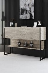 Sivupöytä Luxe Travertine, musta hinta ja tiedot | Sivupöydät | hobbyhall.fi