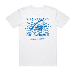 King Hannah Big Swimmer Shark T-paita hinta ja tiedot | Miesten T-paidat | hobbyhall.fi