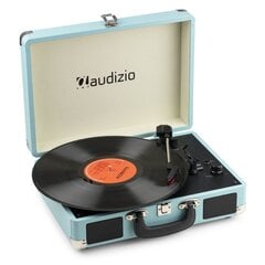 Audizio RP116BL levysoitin-salkku, jossa BT In/Out hinta ja tiedot | Vinyylilevysoittimet ja gramofonit | hobbyhall.fi