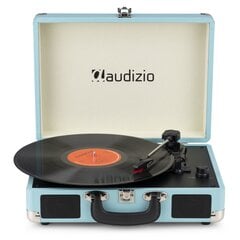 Audizio RP116BL levysoitin-salkku, jossa BT In/Out hinta ja tiedot | Vinyylilevysoittimet ja gramofonit | hobbyhall.fi