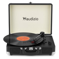 Audizio RP116BK levysoitin-salkku, jossa BT In/Out hinta ja tiedot | Vinyylilevysoittimet ja gramofonit | hobbyhall.fi