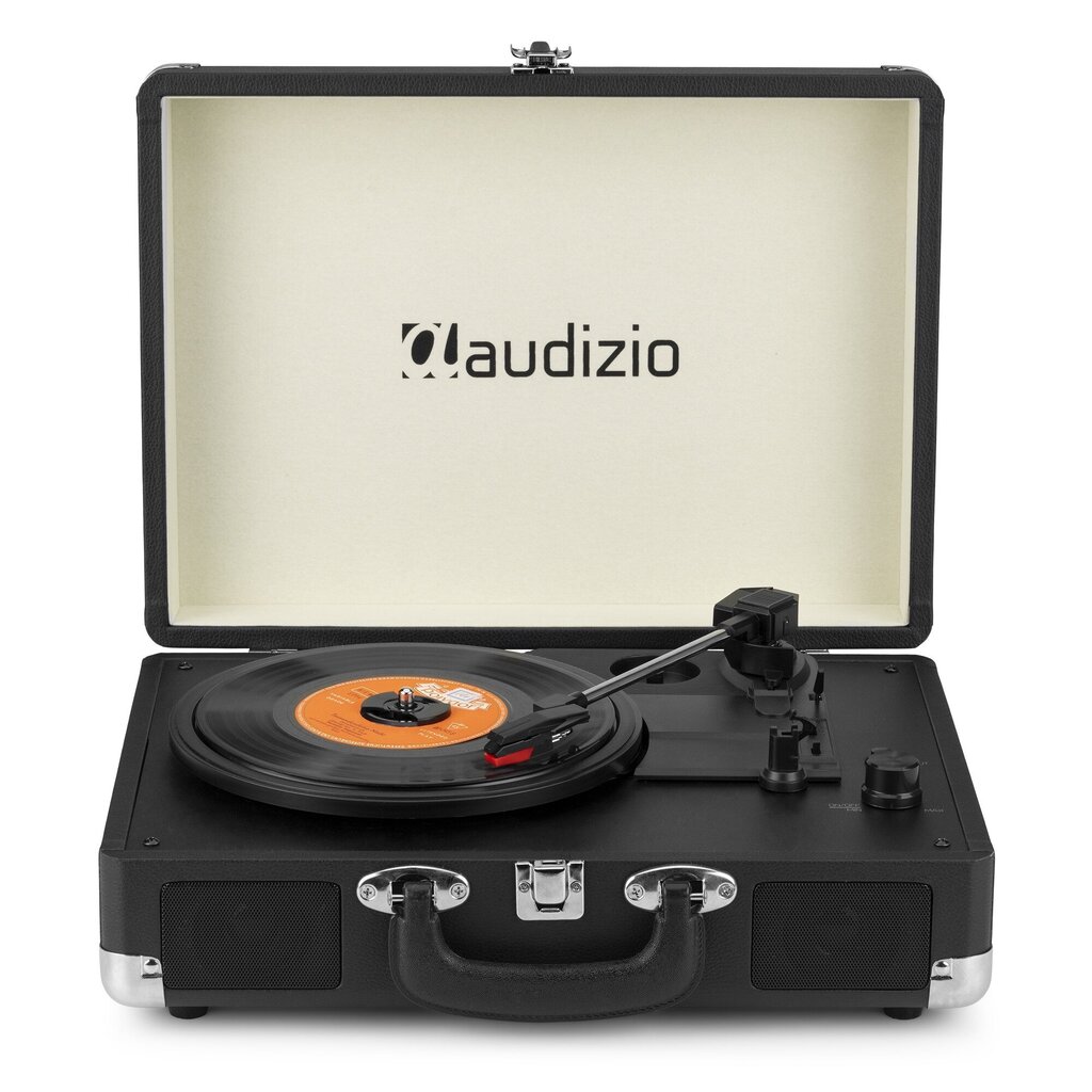 Audizio RP116BK levysoitin-salkku, jossa BT In/Out hinta ja tiedot | Vinyylilevysoittimet ja gramofonit | hobbyhall.fi