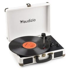 Audizio RP116CR levysoitin-salkku, jossa BT In/Out hinta ja tiedot | Vinyylilevysoittimet ja gramofonit | hobbyhall.fi