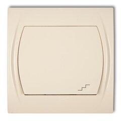 Karlik Logo beige - kaksisuuntainen kytkin - 1LWP-3 hinta ja tiedot | Kytkimet ja pistorasiat | hobbyhall.fi