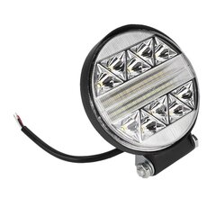 4" 10-30V 102W pyöreä LED-vilkkuvalo Ajoneuvon ajovalo vedenpitävä sumuvalo hinta ja tiedot | Ajovalot | hobbyhall.fi