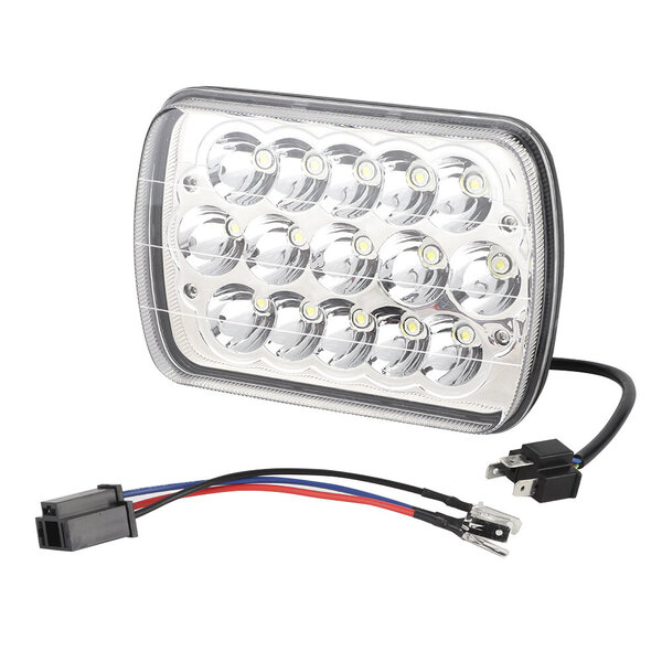 9 tuuman universaali suorakulmio LED-ajovalo H4 vedenpitävä otsalamppu SUV-kuorma-autolle 300W