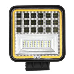 Neliönmuotoinen Work Yellow Light 126W 42LED yleisauton venelamppu käytännöllinen vaihtotarvike hinta ja tiedot | Ajovalot | hobbyhall.fi