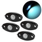 12V DC Universal RGB LED Bluetooth vedenpitävä Offroad Rock Light Kit IOS/Android (malli A) hinta ja tiedot | Ajovalot | hobbyhall.fi