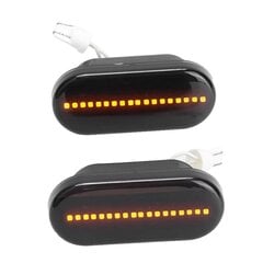 2 kpl savustettu musta LED-sivumerkkivalo 1J0 949 117 sopii Golf 3:lle 1995.09-1999.04 hinta ja tiedot | Ajovalot | hobbyhall.fi