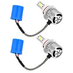 1 pari auton LED-ajovaloa 36W 6000LM ajovalojen polttimosarja valkoinen 6000K 9004 hinta ja tiedot | Ajovalot | hobbyhall.fi