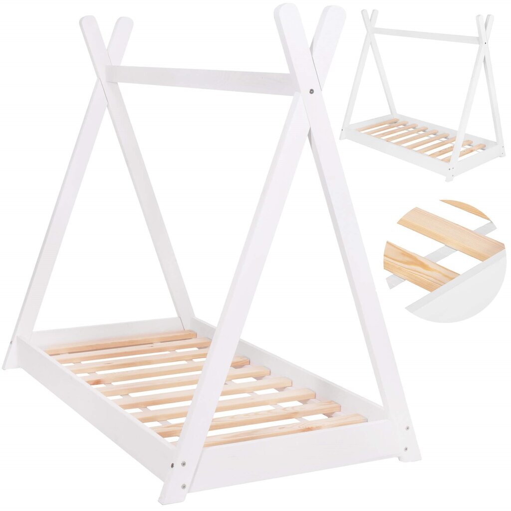 Lasten sänky Springos BD005 145x75cm hinta ja tiedot | Sängyt | hobbyhall.fi