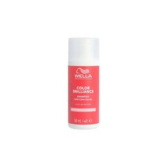 Shampoo värjätyille ohuille hiuksille Wella Invigo Color Brilliance Fine-Medium Colored Hair Shampoo 50ml hinta ja tiedot | Shampoot | hobbyhall.fi