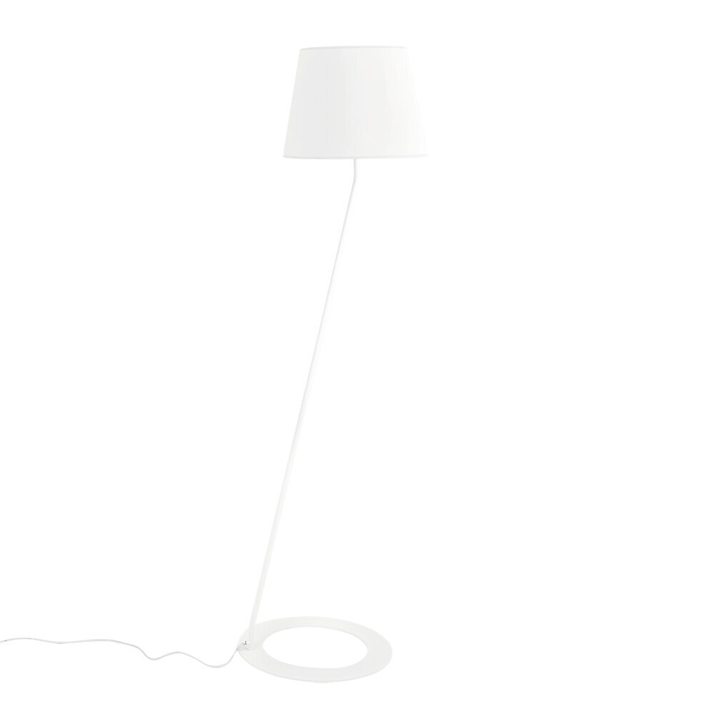 Lattiavalaisin SHADE LAMP- valkoinen varjostin valkoisella jalustalla hinta ja tiedot | Lattiavalaisimet | hobbyhall.fi