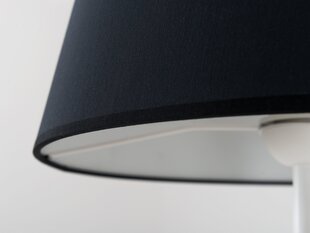 Lattiavalaisin SHADE LAMP- musta varjostin, valkoinen jalka hinta ja tiedot | Lattiavalaisimet | hobbyhall.fi