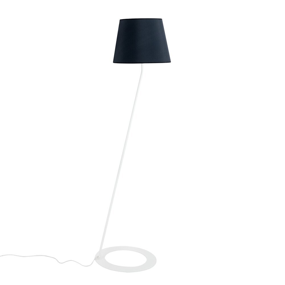 Lattiavalaisin SHADE LAMP- musta varjostin, valkoinen jalka hinta ja tiedot | Lattiavalaisimet | hobbyhall.fi