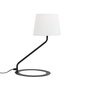 Pöytävalaisin SHADE LAMP - varjostin valkoinen jalka musta hinta ja tiedot | Pöytävalaisimet | hobbyhall.fi