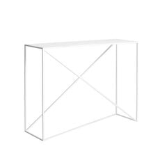 Konsolipöytä Memo Metal, 100x30x75cm, valkoinen hinta ja tiedot | Sivupöydät | hobbyhall.fi