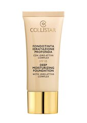 Cream Foundation Collistar Deep Moisturizing SPF15, no 1 hinta ja tiedot | Meikkivoiteet ja puuterit | hobbyhall.fi