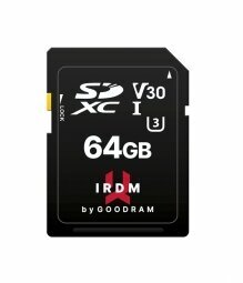 Goodram SDXC IRDM UHS-I U3 64GB hinta ja tiedot | Kameran muistikortit | hobbyhall.fi