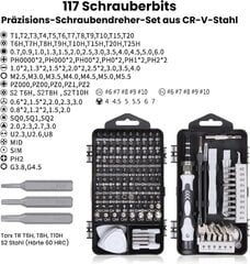 138 in 1 minimagneettinen tarkkuusmekaaninen ruuvimeisselisarja hinta ja tiedot | Suihkualtaat | hobbyhall.fi