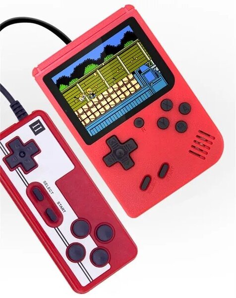 Handheld Game Console 800 Classical FC Games Kannettava Retro-pelikonsoli 3,0 tuumaa Tuki television ja kahden pelaajan yhdistämiseen